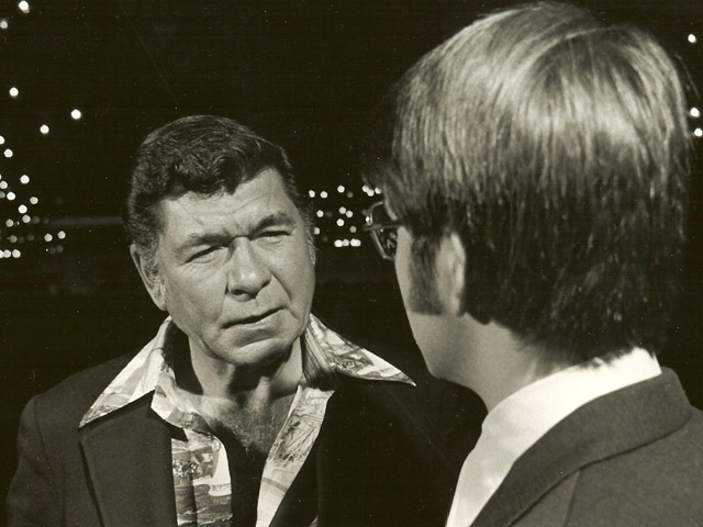 Jim with Claude Akins