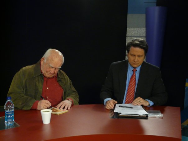 Jim with Ed Asner
