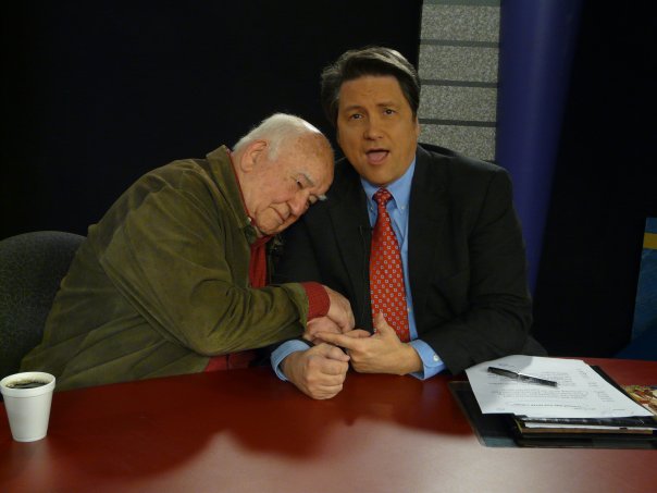 Jim with Ed Asner