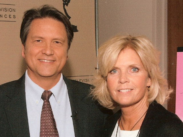 Jim with Meredith Baxter