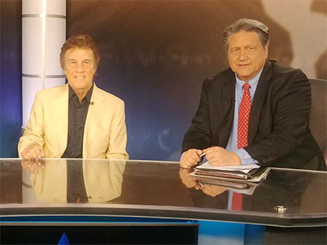 Jim Longworth with Billy 'Crash' Craddock