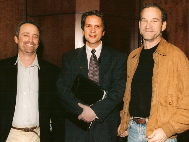 Jim with John Masius and Marshall Herskovitz