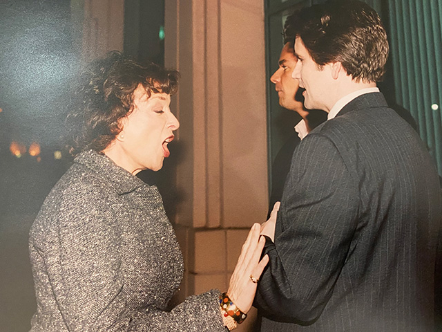 Jim Longworth with Dixie Carter