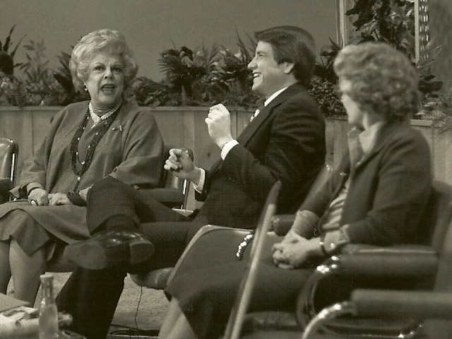 Jim with Virginia Graham