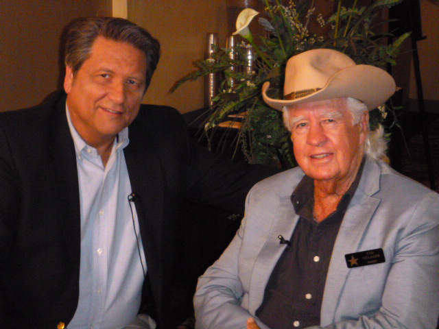 Jim with Clu Gulager