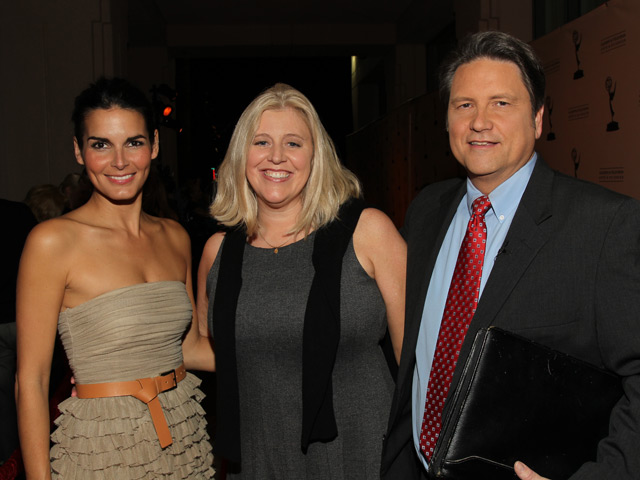 Jim with Angie Harmon