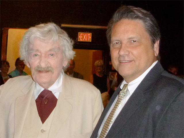 Jim with Hal Holbrook