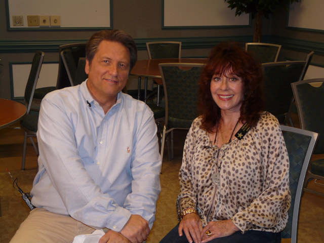 Jim with Sherry Jackson