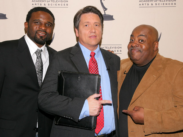 Jim Longworth with Reginald VelJohnson