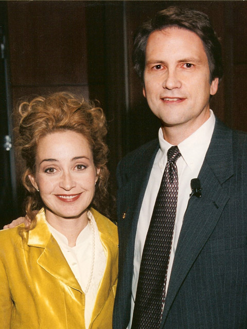 Jim with Annie Potts