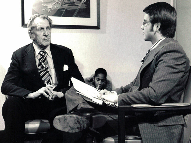 Jim with Vincent Price