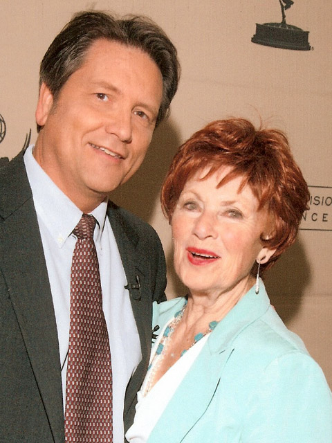 Jim with Marion Ross