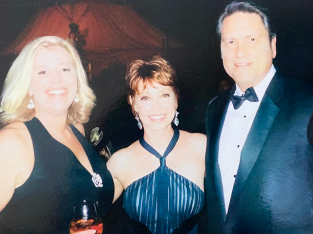 Jim and Pam with Sharon Lawrence