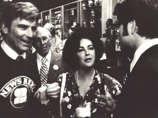 Jim with Elizabeth Taylor