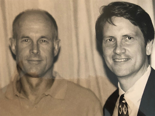 Jim with Mark Tinker