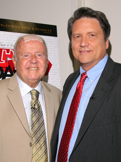 Jim Longworth with Dick Van Patten