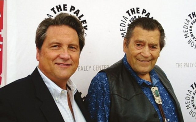 Jim with Clint Walker